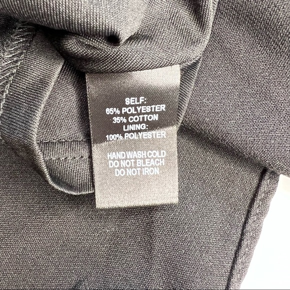 Lulu's Cross Front Sleeveless Norma Swing Skater Dress in Black S - Picture 7 of 8